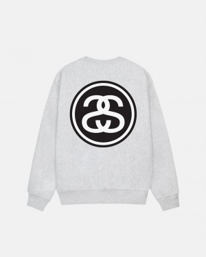 Ash Heather Stüssy SS-Link Crew | PFAH4-5239