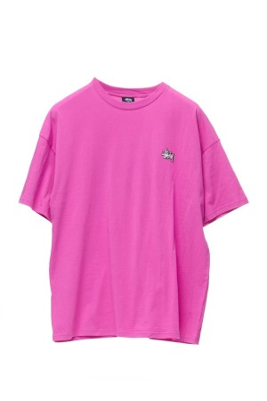 Berry Stüssy Offset Graffiti Relaxed Tee | KNQEFO-496