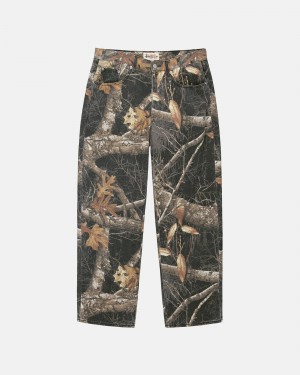 Black Stüssy Big Ol' Jean Realtree Edge | FIAL-63548