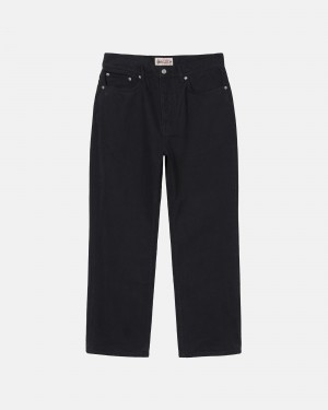 Black Stüssy Classic Jean Overdyed | QLMR2-6394