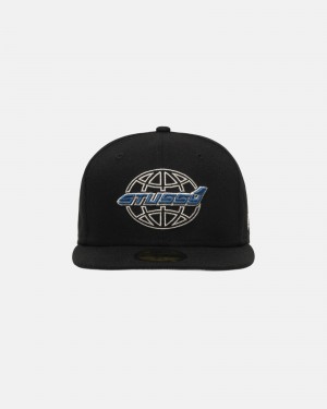 Black Stüssy New Era 59Fifty Airplane | AJSV1-5973