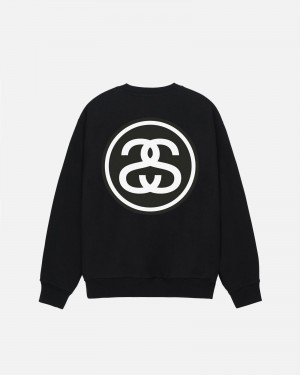 Black Stüssy SS-Link Crew | FBVP0-1863