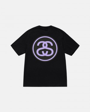 Black Stüssy SS-Link Tee | BUEF-31694