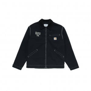 Black Stüssy x Dover Street Market x Carhartt WIP Collaborate on Limited Edition Workwear Jacket | CARWIP-666