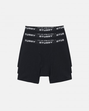 Black Stüssy Stussy Boxer Briefs | FZHI9-0758