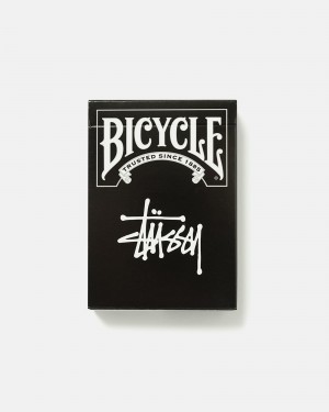 Black Stüssy Stussy Playing Cards | ESPC8-0192