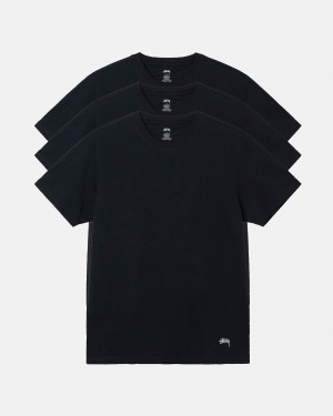 Black Stüssy Stussy Undershirt | YJXF3-1765