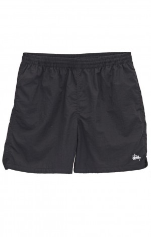 Black Stüssy Water Long Beachshort | IHJNTX-357