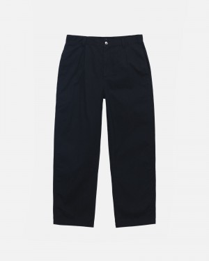 Black Stüssy Workgear Trouser Twill | XMZY3-8569