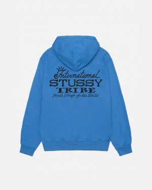 Blue Stüssy IST Hoodie Pigment Dyed | BDAO1-2587