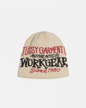 Bone Stüssy Skullcap Workgear Print | HPYM-46298