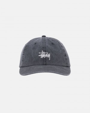 Charcoal Stüssy Low Pro Basic Washed Strapback | VEQR-58472