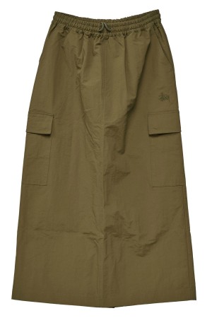 Flight Green Stüssy Nylon Cargo Midi Skirt | UZGPMS-458