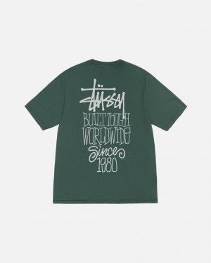 Forest Stüssy Built Tough Tee Pigment Dyed | AXPC-23405