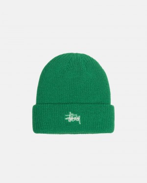 Kelly Green Stüssy Cuff Beanie Basic | YLUZ-19647