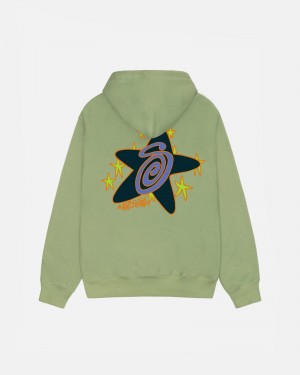 Moss Stüssy Galaxy Hoodie | SNVT-14309