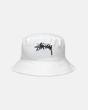 Natural Stüssy Bucket Hat Big Stock | KLHY7-6910