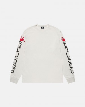 Natural Stüssy Jumbo LS Tee Pigment Dyed | CBLF0-6421