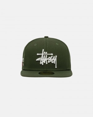 Olive Stüssy New Era 59Fifty Authentic | KAJN7-1950