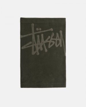 Olive Stüssy Polar Fleece Neck Warmer | ETJX7-0694