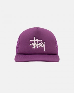 Orchid Stüssy Trucker Big Basic Snapback | WDYN3-2489