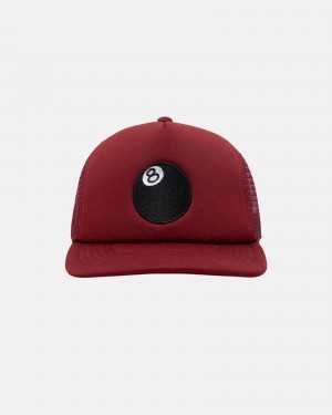 Paprika Stüssy Trucker 8 Ball Snapback | CTFJ0-4817