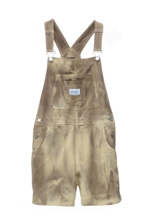 Pigment Coffee Stüssy Nevada Denim Short Overall | LJBKUV-342