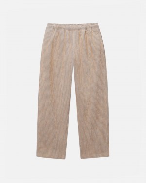 Sand Stüssy Mix Wale Corduroy Beach Pant | VLTP-70594