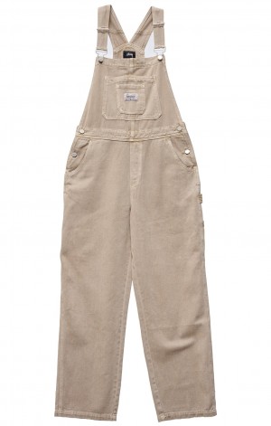 Smoke Stüssy Nevada Denim Overall | BYVMFZ-730