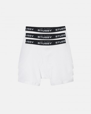 White Stüssy Stussy Boxer Briefs | VJLF8-6310