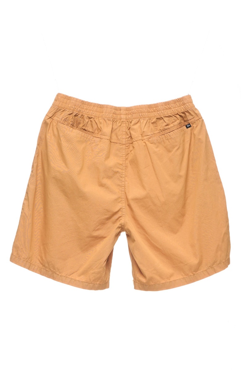 Almond Stüssy Basic Stock Beachshort | DFLOBA-895