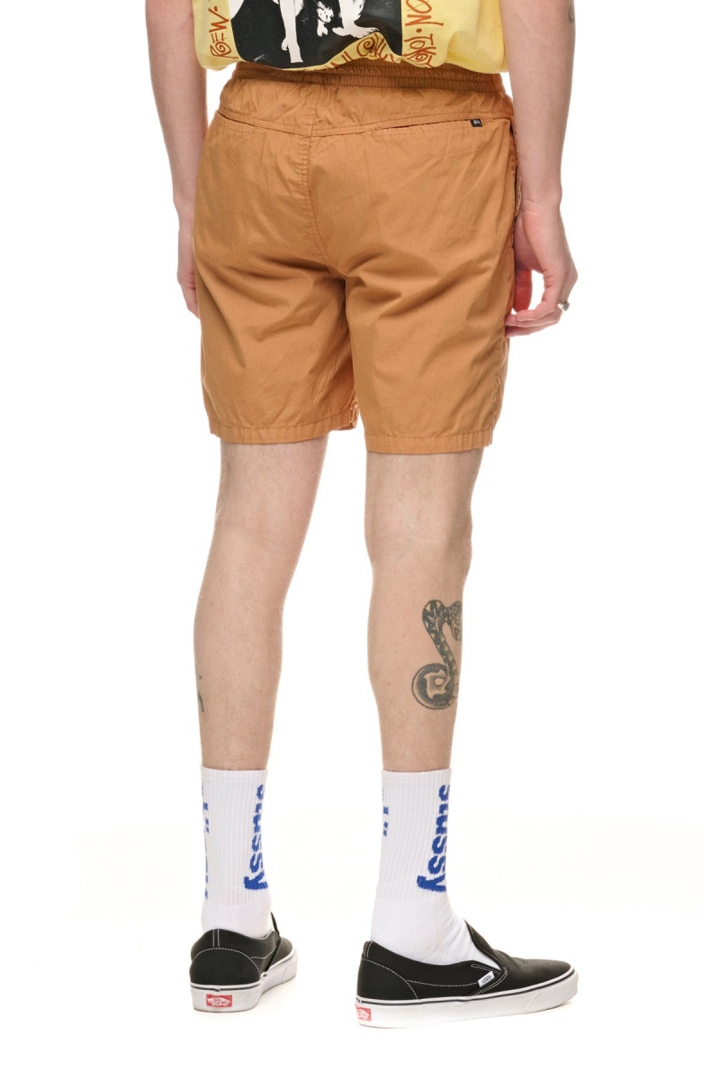 Almond Stüssy Basic Stock Beachshort | DFLOBA-895