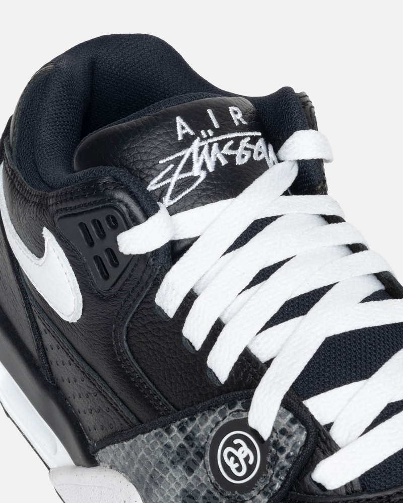 Black/White-White Stüssy & Nike Air Flight '89 Low | IRNV7-3965