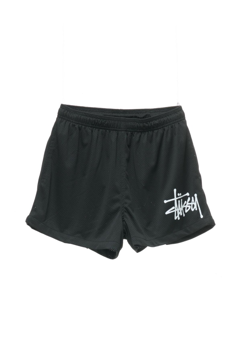 Black Stüssy Basic Mesh Short | YMKWSI-853