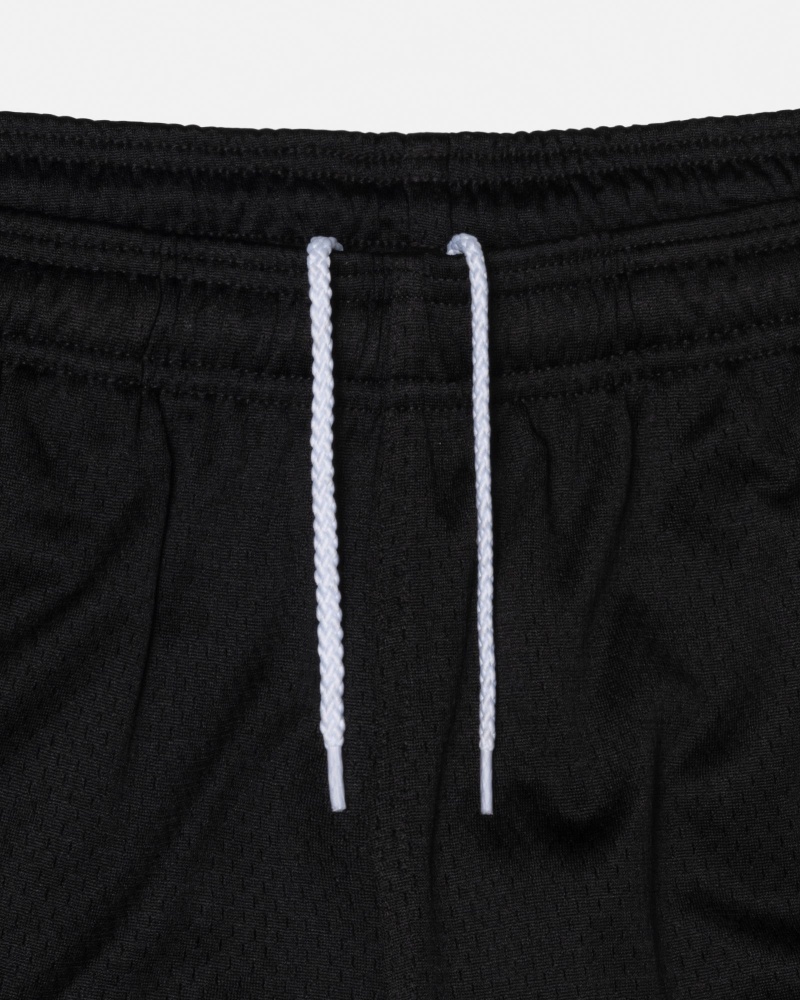 Black Stüssy Big Basic Mesh Short | WUKV2-3574