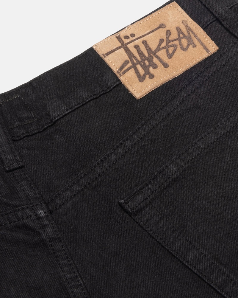 Black Stüssy Big Ol' Jean Overdyed | IUKA0-5372