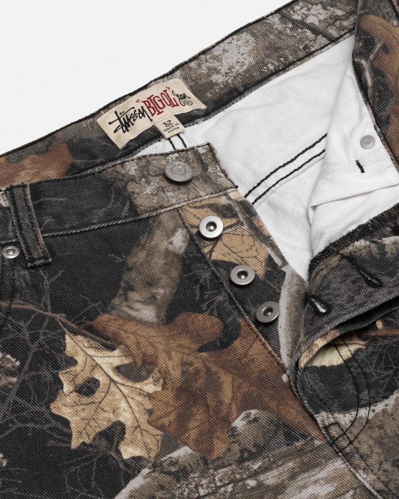 Black Stüssy Big Ol' Jean Realtree Edge | FIAL-63548