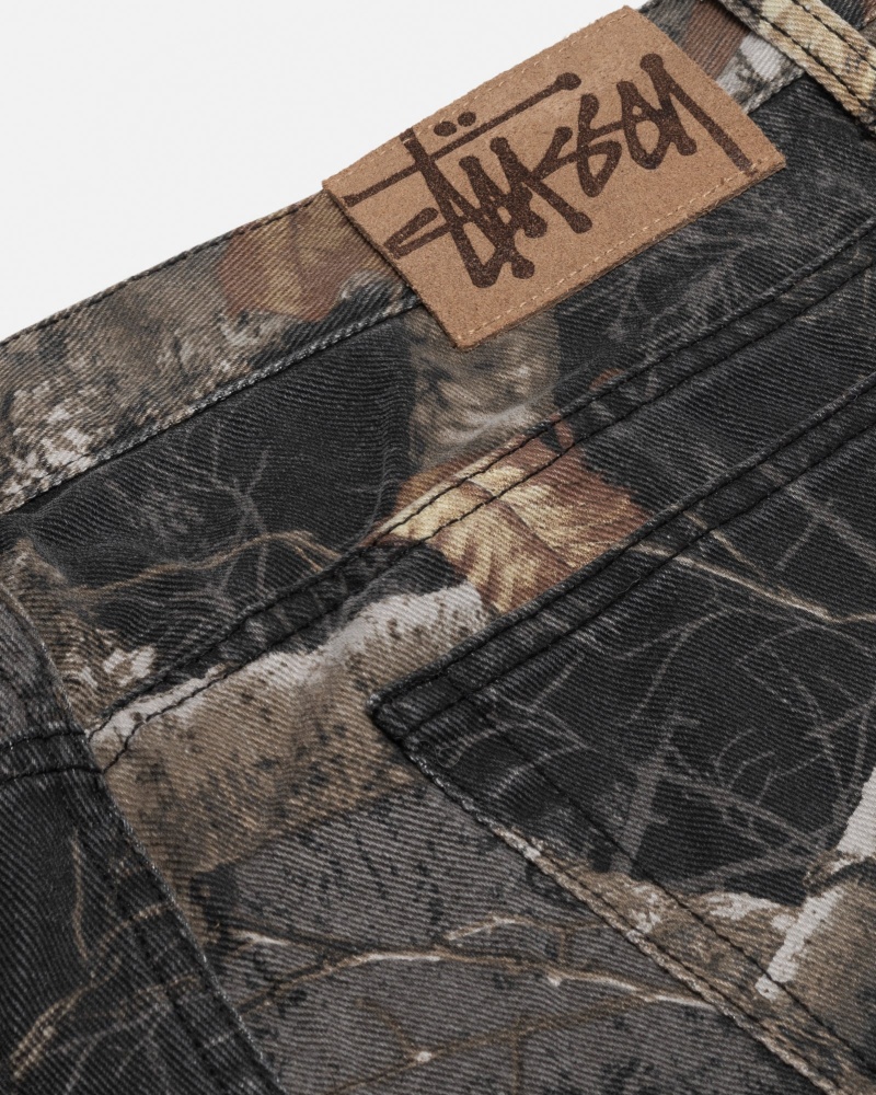 Black Stüssy Big Ol' Jean Realtree Edge | FIAL-63548