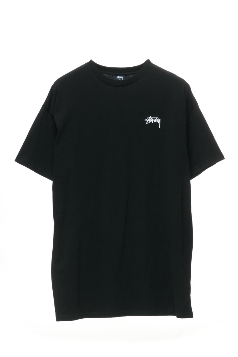 Black Stüssy Bulldog Tee Dress | HMXLTV-621