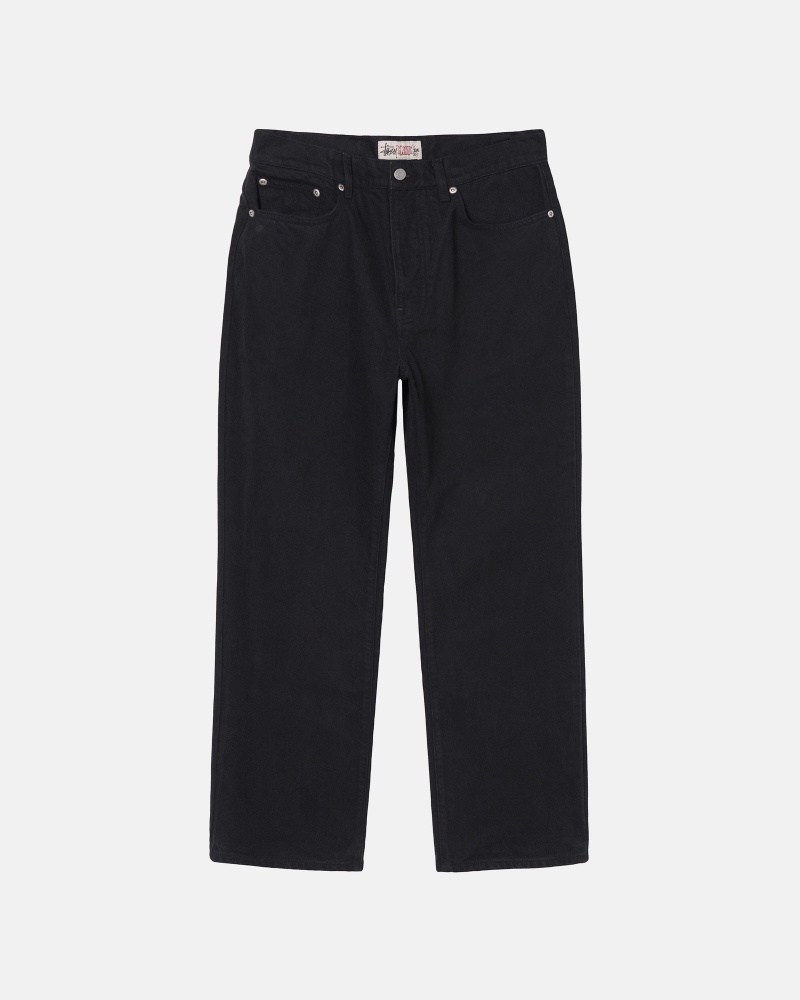 Black Stüssy Classic Jean Overdyed | QLMR2-6394