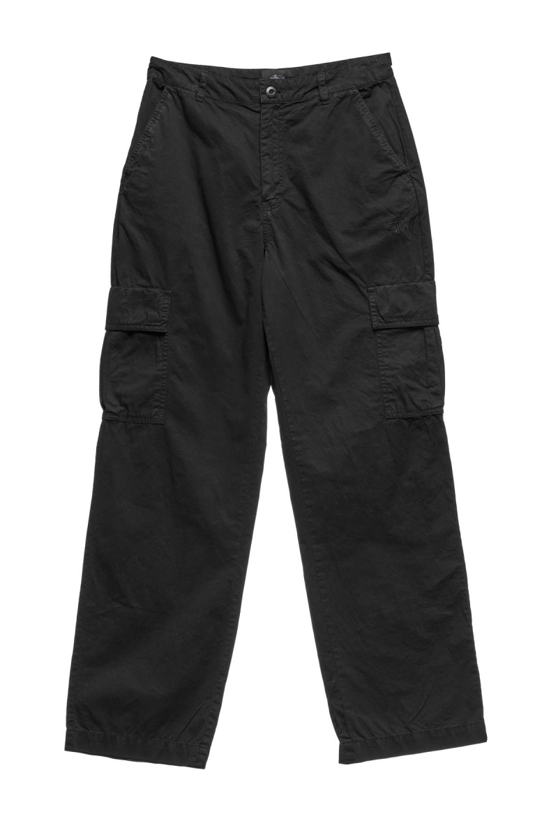 Black Stüssy Frankie Cargo Pant | KPMAIQ-103