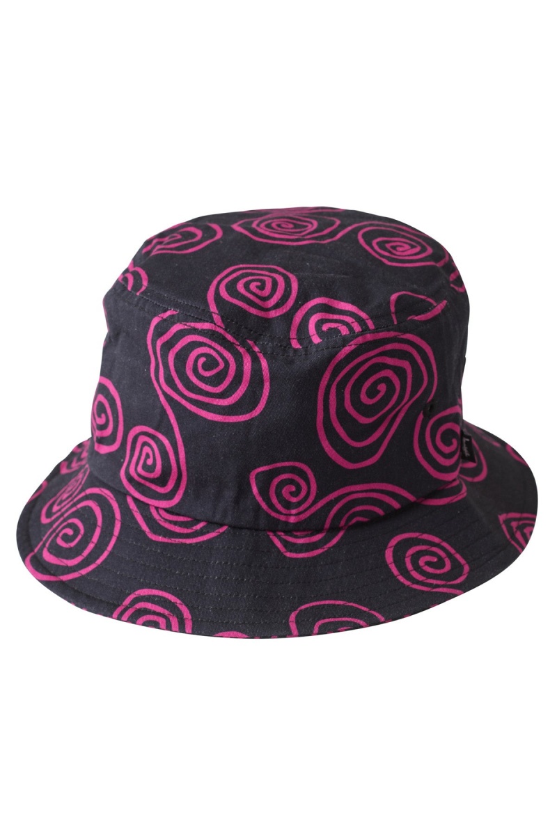 Black Stüssy Hand Drawn S Bucket Hat | TVXEYU-926