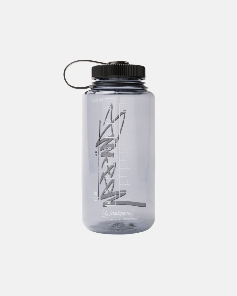 Black Stüssy Nalgene Water Bottle | WQPS0-4921