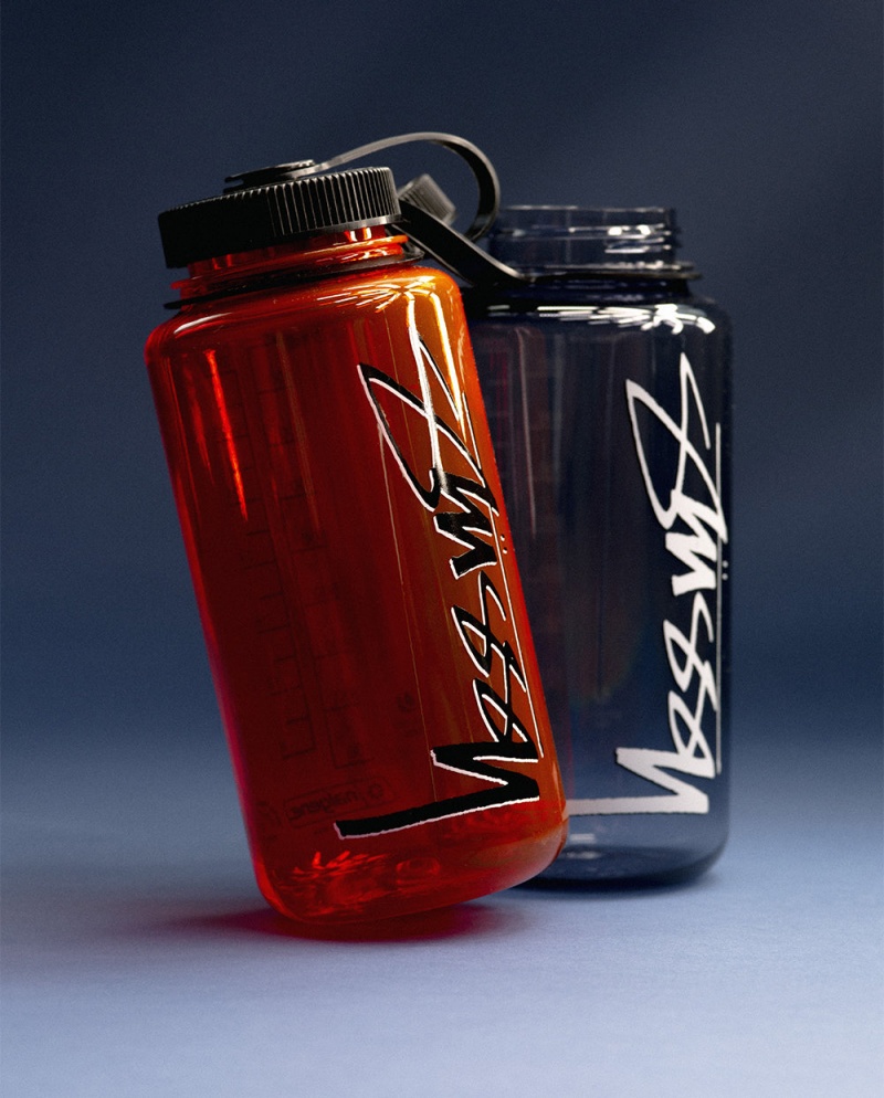 Black Stüssy Nalgene Water Bottle | WQPS0-4921