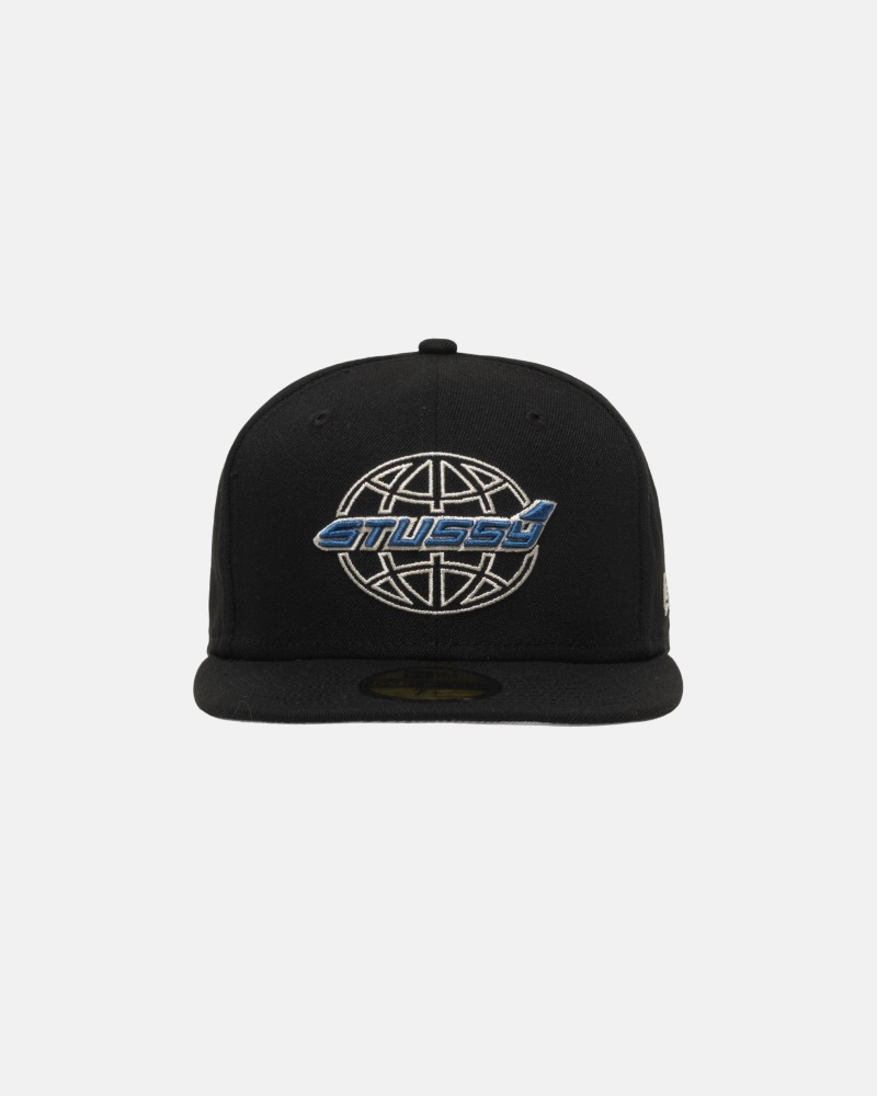 Black Stüssy New Era 59Fifty Airplane | AJSV1-5973