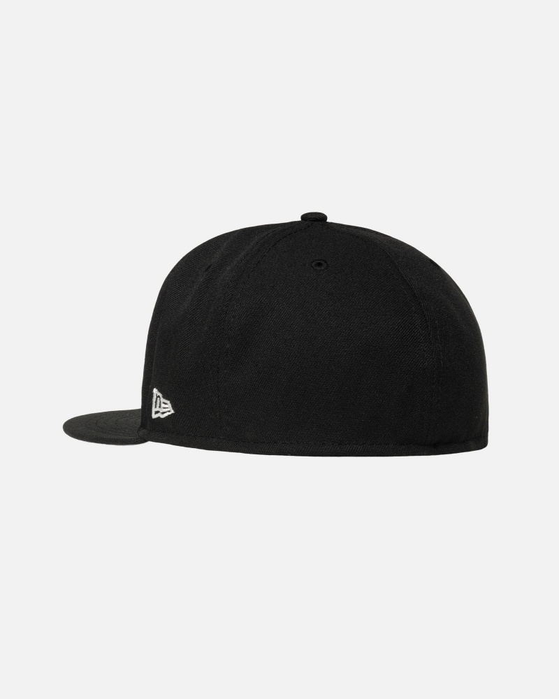 Black Stüssy New Era 59Fifty Curly S | IKHW3-2159