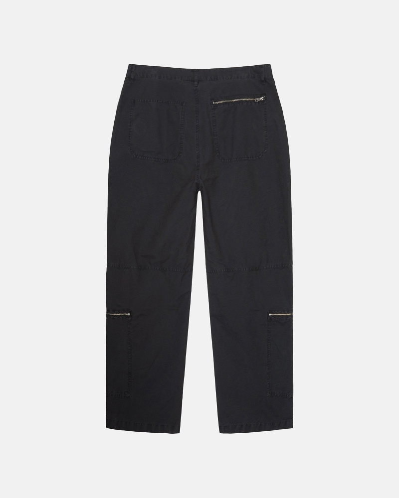 Black Stüssy Nyco Flight Pant | YDOU5-8162