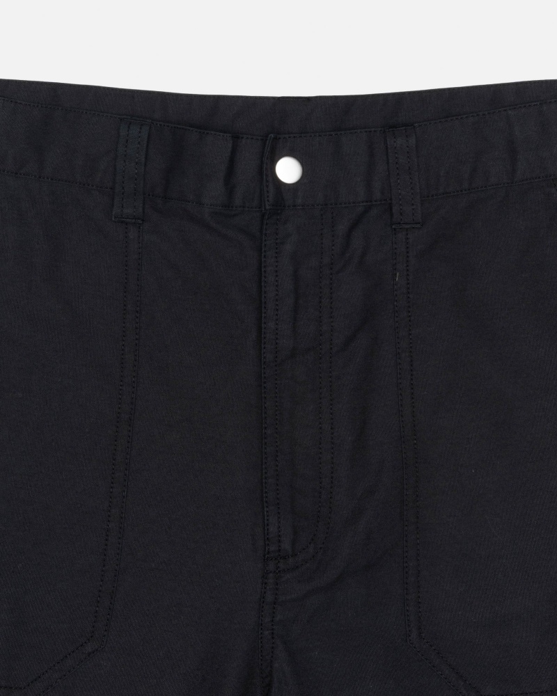 Black Stüssy Nyco Flight Pant | YDOU5-8162