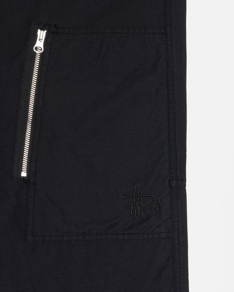 Black Stüssy Nyco Flight Pant | YDOU5-8162