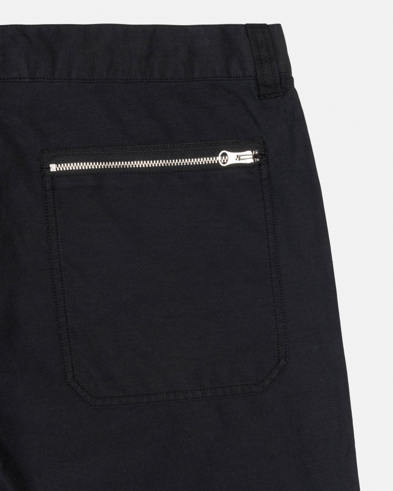 Black Stüssy Nyco Flight Pant | YDOU5-8162